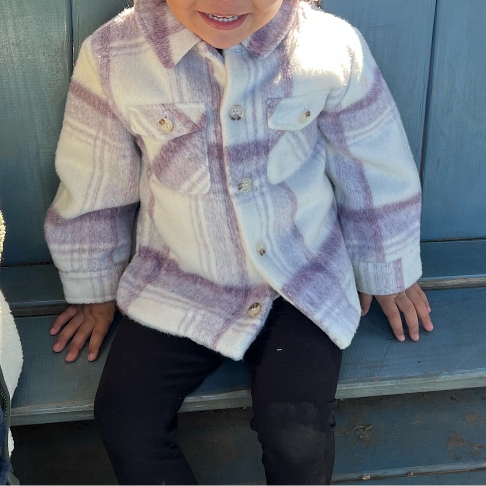 Primark toddler girl oversized wool shacket